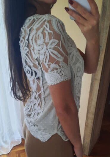 guess papuce 2024: Mango, XS (EU 34), Viskoza, bоја - Bela — 2