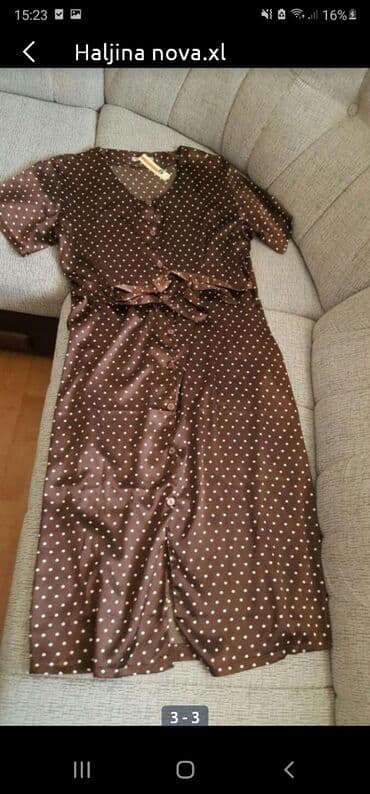 Women's Clothing: Haljina kao nova. duga. vrl. Xl. haljina je od satena. prelepa. polu — 1