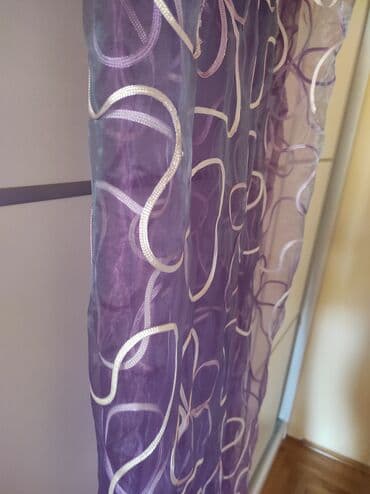 deciji tepisi za devojcice: Light filtering curtains, color - Purple — 3
