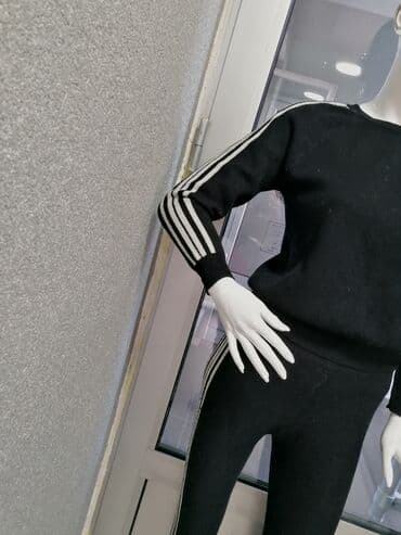 kenzo trenerke: Adidas, M, Jednobojni, bоја - Crna — 7