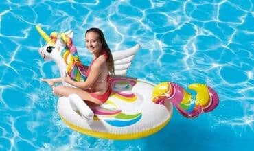 džak za spavanje za decu: Jednorog na naduvavanje INTEX, 198 x 140 x 102 cm, NOVO! 3190 din — 4