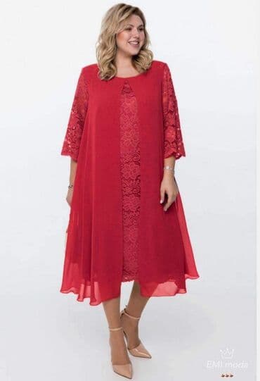 crne haljine do koljena: 2600 do 5xl — 2