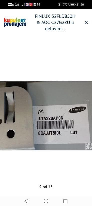 filter za usisivac aquafilter 1500: FINLUX 32FLD850H – delovi: - Main board: 17MB45M-3 - Power board — 10