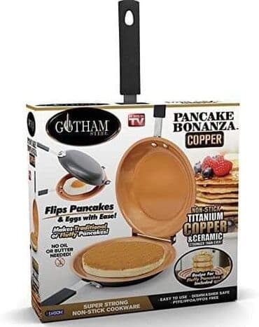 Нелепљиви дупли тигањ идеалан је за прављење пахуљастих палачинки