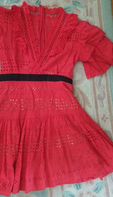 tech fleece donji deo: Self portrait broderie anglaise dress. Isti model self-portrait Crvena — 15