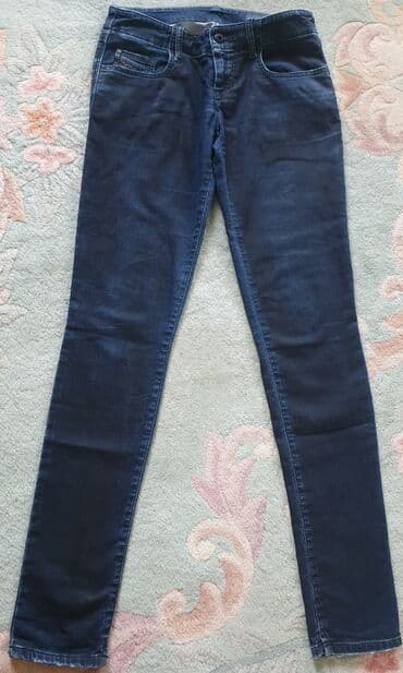 push up pantalone: DIESEL original farmerke uske stretch, teget boje, izgledaju kao da su — 3