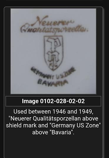 Art & Collectibles: Vaza 1946 do 1949god. Neurer,Bavaria porcelan sa krakl glazurom. Sve — 3