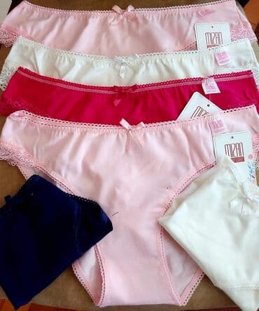 zenske gace: Mizan jednobojne cipka sa strane Sastav 95% pamuk 5 % likra Velicine — 1