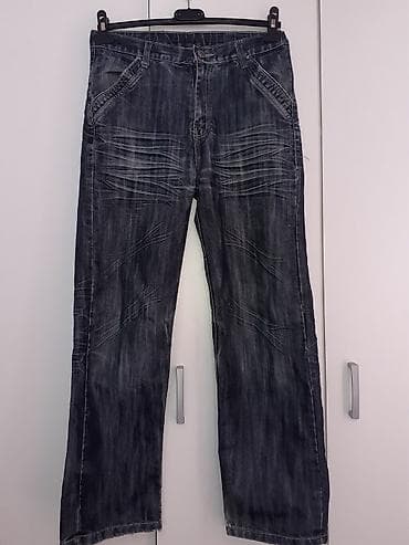 levis muska majica: Muške farmerke – tamno siva/ugljen pranja sa izbeljenim efektom i — 1