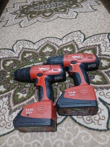 lidl slavina sa grejacem: Dve Hilti bušilice/šrafilice, model SF 181-A. Obe su akumulatorske sa — 3