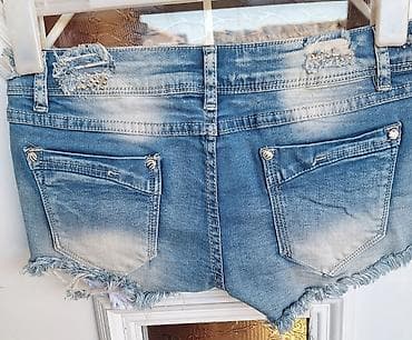 farmerke marcello: Ženske teksas šorts – veličina M - Model: kratki, skinny kroj sa — 2