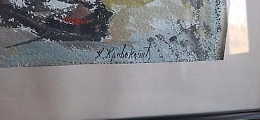 ikea step deke: Umetnička dela – dva originalna rada u ramu 1) Ulje/akril na platnu — 2