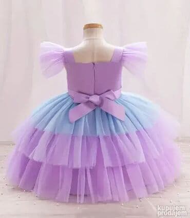 van cleef cena narukvice: Model 6 Haljina - za devojcice Haljinica sa višeslojnom suknjicom i — 3