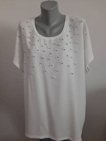 5XL, Viskoza, bоја - Bela — 1