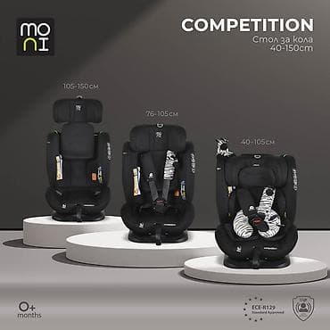 Autosedišta: Auto sedište za decu Competition 40–150 cm – Midnight Black MONI — 5