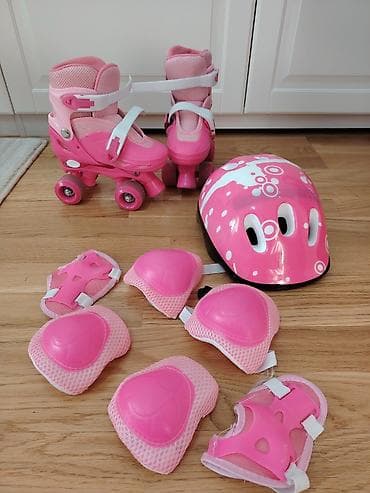 Roleri i rolšue: Komplet za rolanje za decu – roleri na četiri točka + kaciga + — 1