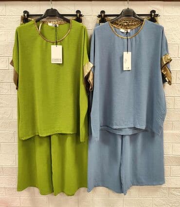 kompleti prsluk i pantalone: One size, Jednobojni, bоја - Šareno — 3