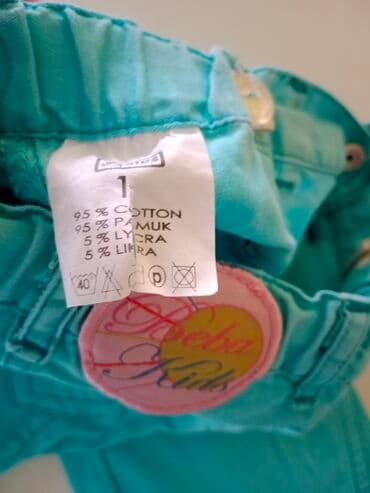 zara pantalone visoki struk: Flared trousers, 80, color - Light blue — 3
