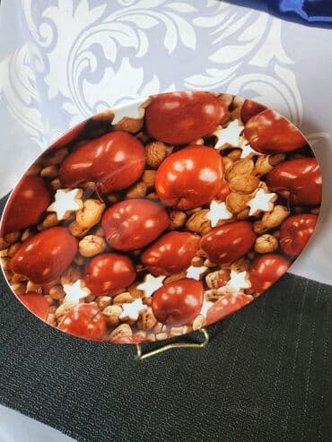 porcelanske solje za caj: Tanjir domsetic vintaz porcelanski. Univarzalnj tanjir za na sto,sme — 2
