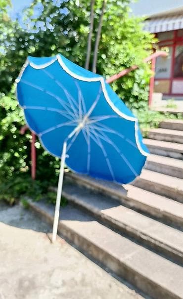Sve za vikendicu i baštu: Plavi suncobran, prečnik 175 cm – donet iz Nemačke. - Klasičan — 3