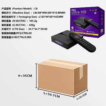 komoda forma ideale za tv: Zoku Ultra HD C8 – Smart TV Box sa Google TV Uz ovaj fenomenalan — 5