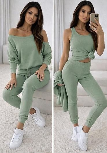 kompleti katrin: 💫💫AKCIJA💫💫 Trodelni kompleti Helanke + majica + duks Cena : 2.800 — 3