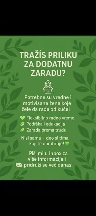 Traže se vredne i motivisane žene za rad od kuće u okviru Limes tima