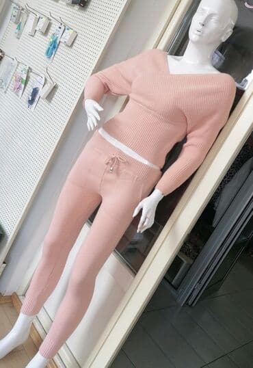 kompleti za devojke: S (EU 36), Single-colored, color - Pink — 4