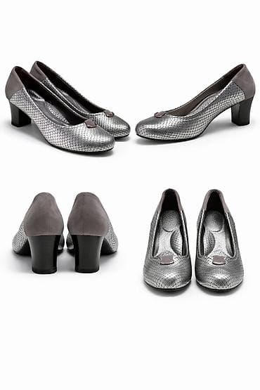 Elegantne ženske salonke sa srednje visokom potpeticom - Materijal