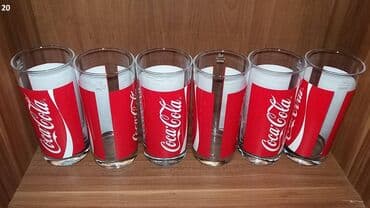 saksije sa nogicama: CocaCola čaše kompleti Kao sa slika Polovno kao novo Odlično Ne — 17