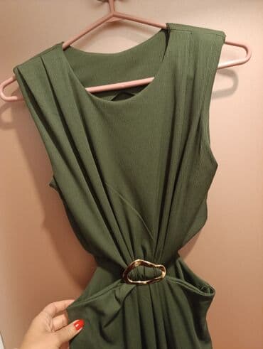dugacke haljine svecane: One size, bоја - Zelena, Top (bez rukava) — 12