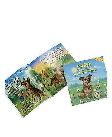 pojas za bebe: Knjiga za decu: “Сара и велико фудбалско срце” (Едиција: Шапице — 2