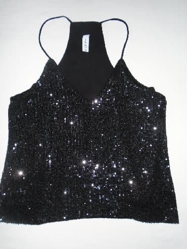 crop top c a: S (EU 36), Single-colored, color - Black — 1