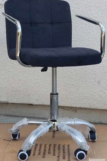 barske stolice uradi sam: Potpuno nove kancelarijske stolice manjih gabarita. Celicni-hromirani — 6