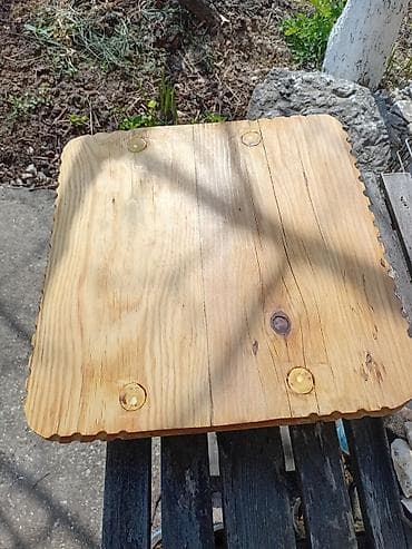 stari ramovi za slike: Drvena poslužavnik/tabla ručne izrade - Materijal: masivno drvo (pun — 3