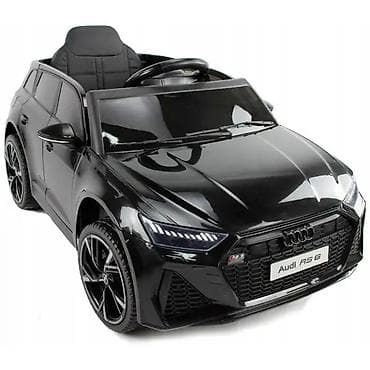 audi na daljinski: Audi RS6 – Licencirani auto na akumulator za decu (crni) Šifra — 5