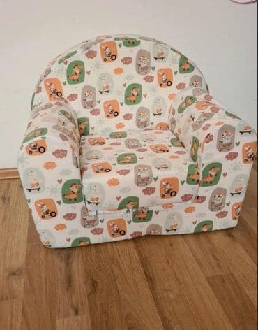 Stolovi: Dečje sklopive foteljice – višestruke šare - Udobne foteljice za — 10