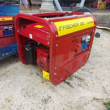 produzni trofazni kabl cena: FISHER GERMANY FS 9500W 9.5KW Benzinac 6L-12H 2 Monofazne — 2