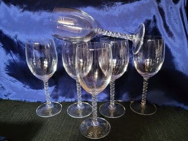 swarovski case za vino cena: Case nove za vino kristal,led kristal d'Argues Francuska 80,90te god — 9