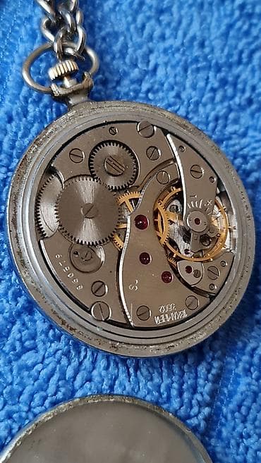 seiko satovi stari modeli: Džepni mehanički sat Molnija sa lancem - Brend/model: Molnija — 4