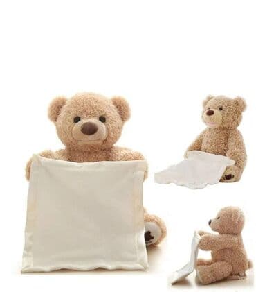 macka plisana igracka: Meda skrivalica Zabavite se uz stidljivog i raspevanog medu — 1