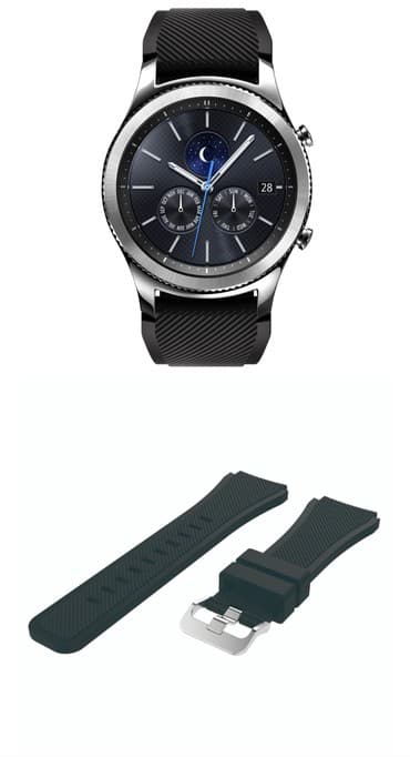 cartier ekser narukvica: Silikonske kvalitetne zamenske narukvice 22mm za modele Samsung Gear — 3