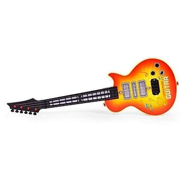 napravi sam muzicki instrument: ROCK GITARA ZA DECU – ECO TOYS Šifra proizvoda: HC56 Elektronska rok — 2