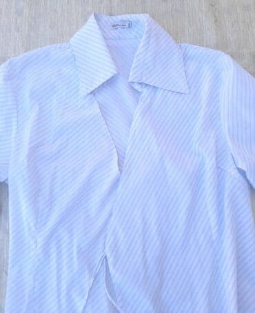 pamučne haljine tunike: L (EU 40), Cotton, color - White — 3