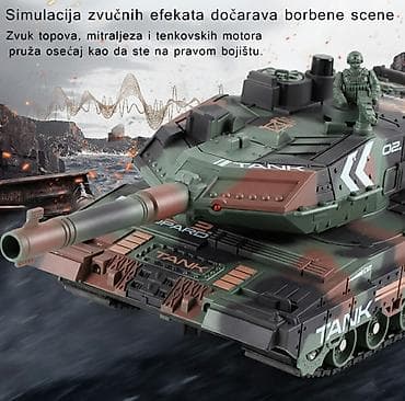 igracka koja prica bajke: Nov RC tenk može da ispaljuje gel kuglice i tom prilikom se pali — 7