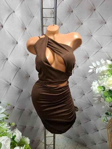 Kape i aksesoari: 🔥Ženska elegantna haljina – asimetrični kroj sa izrezima ❤️haljine — 2