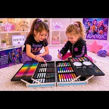 teksas jakne za decu: SUPER MEGA SET DE ARTE – K‑POP Huntrix izdanje (145 delova) Probudite — 2