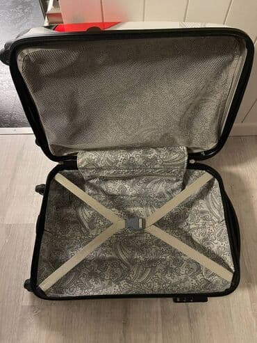crna guess torba: Medium suitcase, color - Multicolored — 7