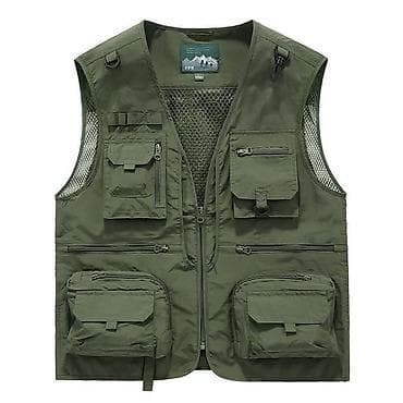 tamno zelena kosulja: Muški multifunkcionalni prsluk – više džepova (L i XL) Cena: 5000din — 2
