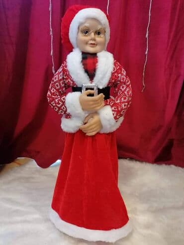 muzicki deda mraz: Deda-mraz 63cm - 4200din Baba-mrazica 60cm-4000din Muzicki deda-mraz — 8